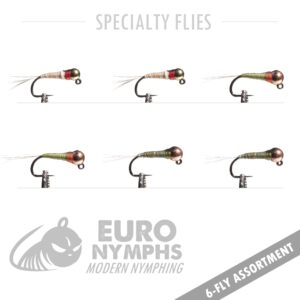 6 Fly Assortment CLASSIC PERDIGON EURO 6 flies
