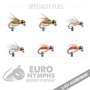 6 Fly Assortment CLASSIC SOFT HACKLE EURO 6 flies